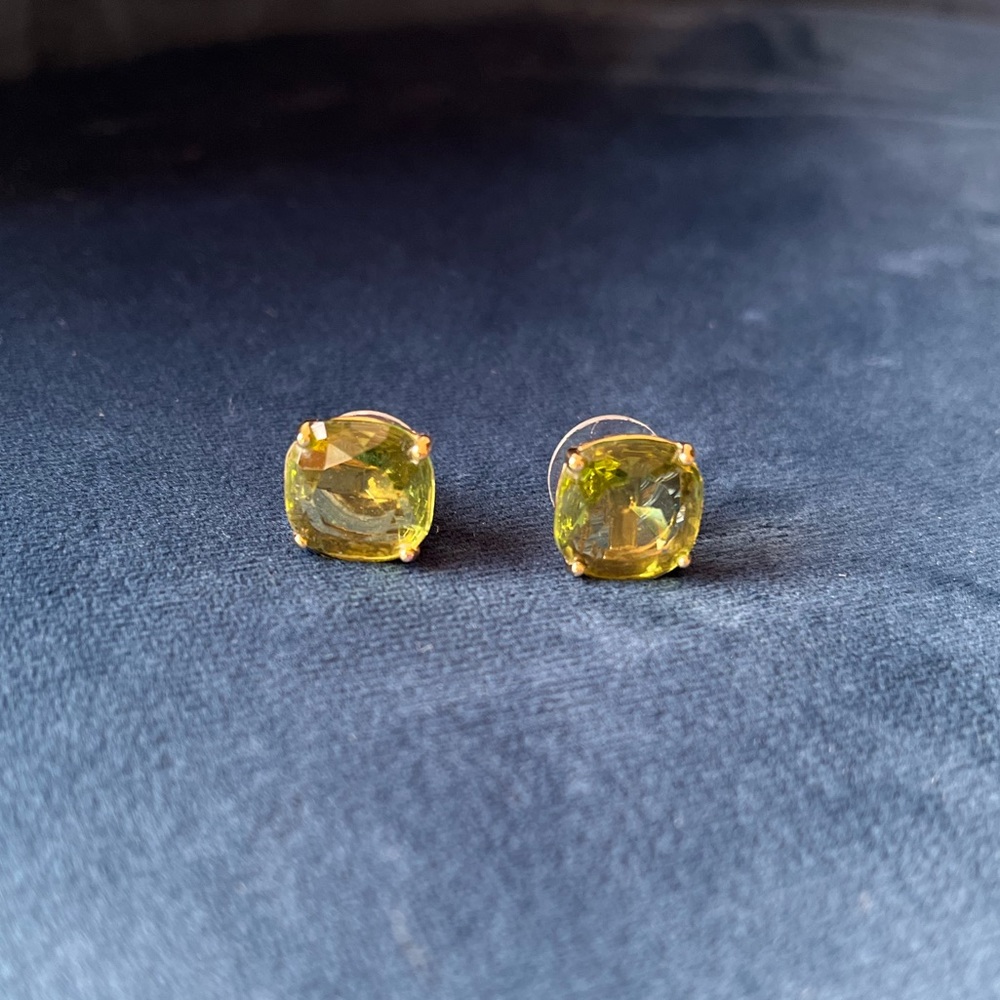 Kate spade pale green stud earrings